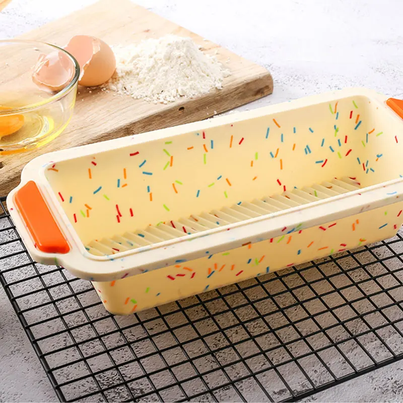 

Silicone Baking Tray Bakeware Non-stick Mold Styles For Baking French-Bread Breadstick Bread Roll Bakery Cake Mold Tools