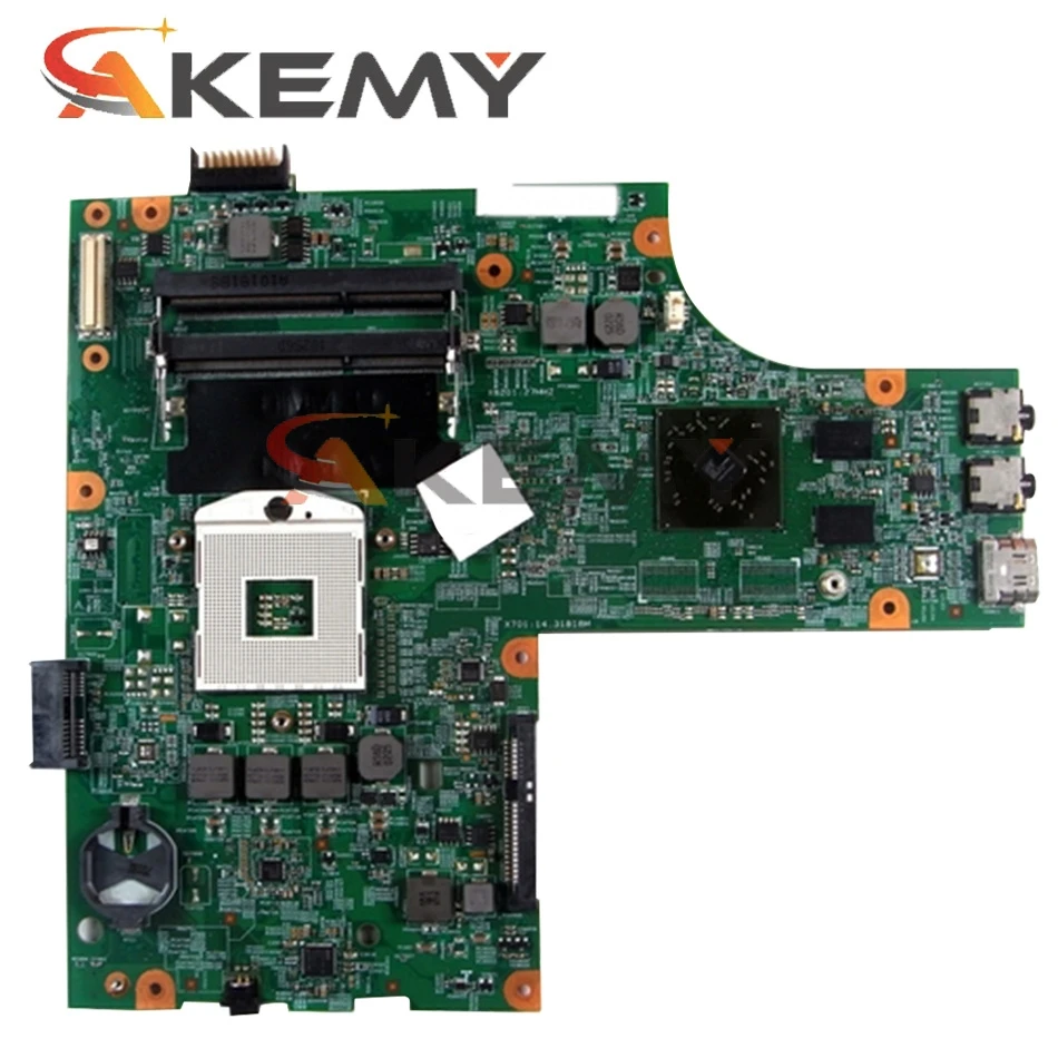 Akemy для DELL Inspiron N5010 Материнская плата ноутбука CN 0VX53T VX53T 48.4HH01.011 HM57 HD 5470M/512M