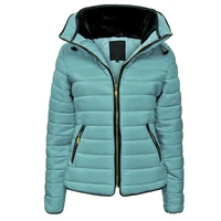 women winter jacket brand new hooded coat causal slim fit solid windbreaker cotton puffer jackets plus size s 3xl womens parkas