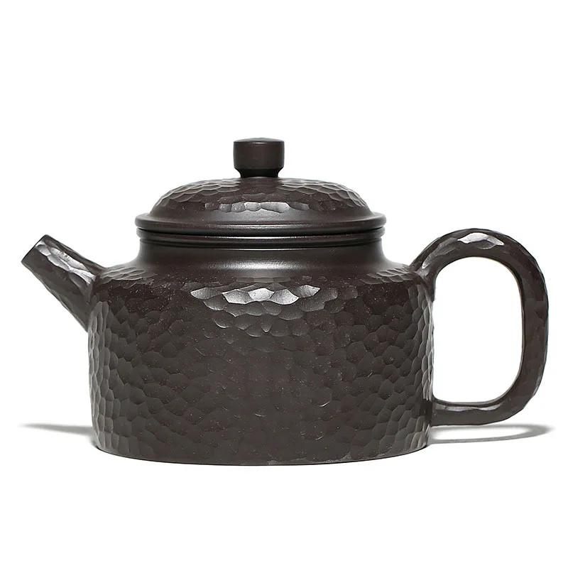 

Dezhong purple clay teapot raw ore black mud handmade teapot yuan Youjun drill face Dezhong Teapot Tea Set Gift
