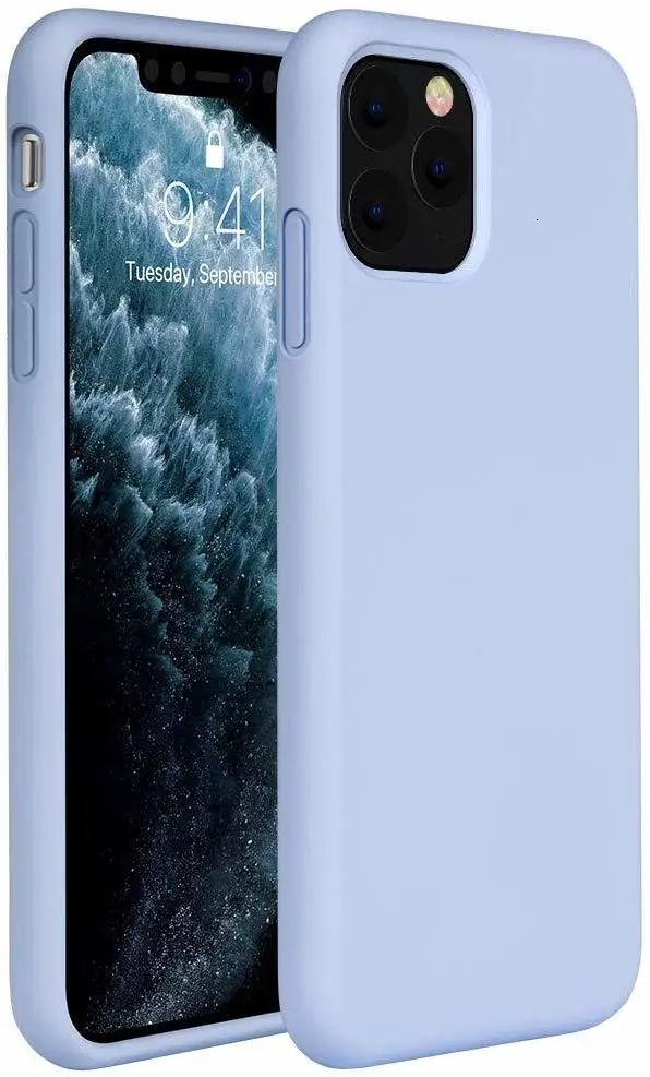 Жидкий силиконовый чехол для Apple iPhone 11 Pro Max X XS XR 8 7 Plus 6 6S с подкладкой из микрофибры и защитным покрытием, 1000 штук.