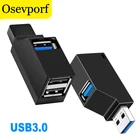 Концентратор USB C 3 порта мини мульти порт USB3.0 зарядный удлинитель OTG для компьютера Macbook ноутбук ПК адаптер USB концентратор переходник разветвитель