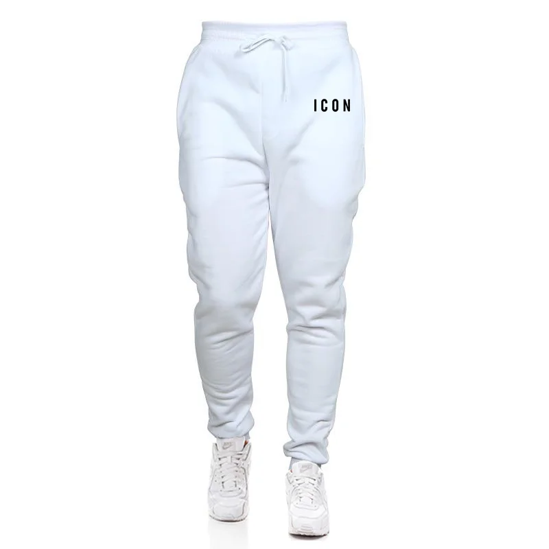 

Spring and Autumn Plus Velvet Sweatpants Men's Casual Jogging Pants High Quality Fitness Pants Fashion Printing Men's Legging