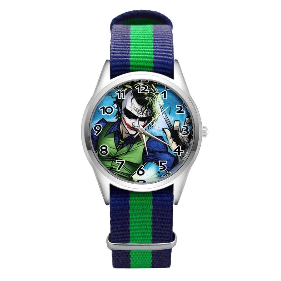 

Children's Cute Cartoon Style Women Student Boy Girl Nylon Strap Quartz Wrist Watches JC45