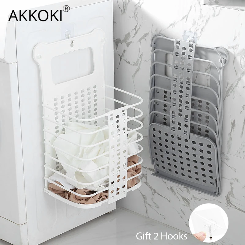 Складная корзина пластиковые корзины для хранения одежды настенная белья