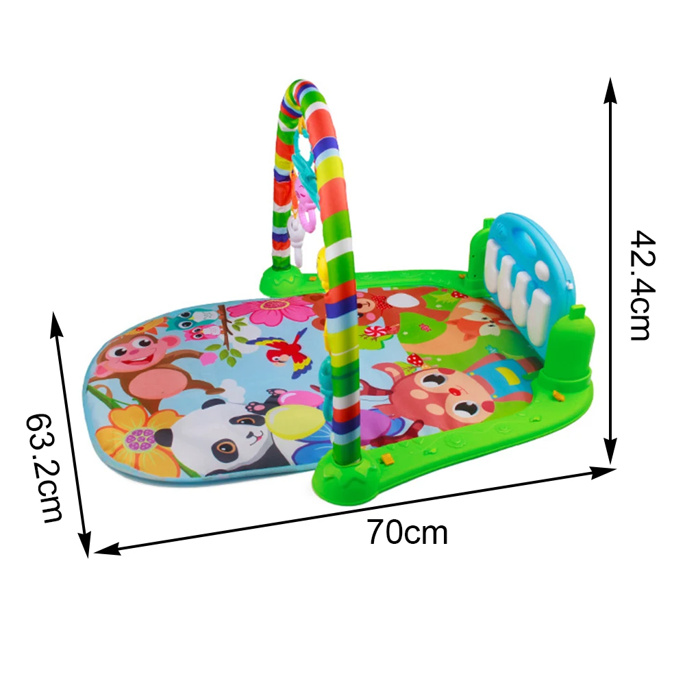 Детский игровой коврик дети образовательная головоломка ковер с пианино