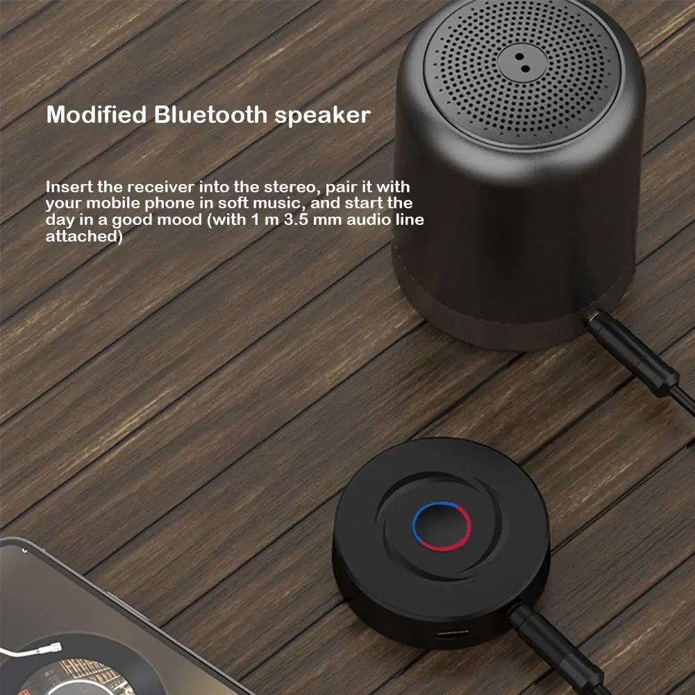 Модный Bluetooth 5 0 аудио передатчик приемник беспроводной Aux адаптер 3 мм разъем для