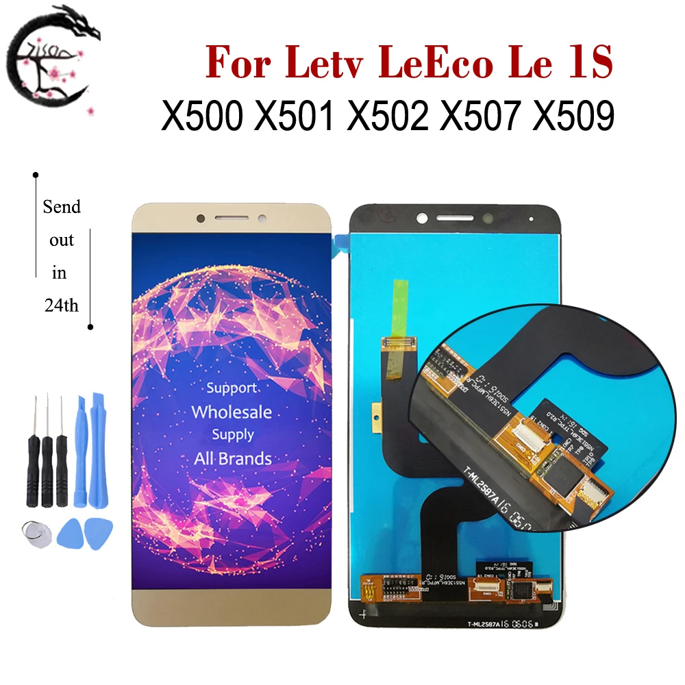 ЖК экран 5 дюйма для Letv LeEco Le 1S дисплей X500 X501 X502 X507 X509 сенсорный с цифровым