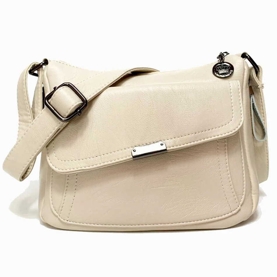 

Genuine Quality Leather Luxury Purses and Handbags Women Bags Designer Multi-pocket Crossbody Shoulder Bags for Women 2021