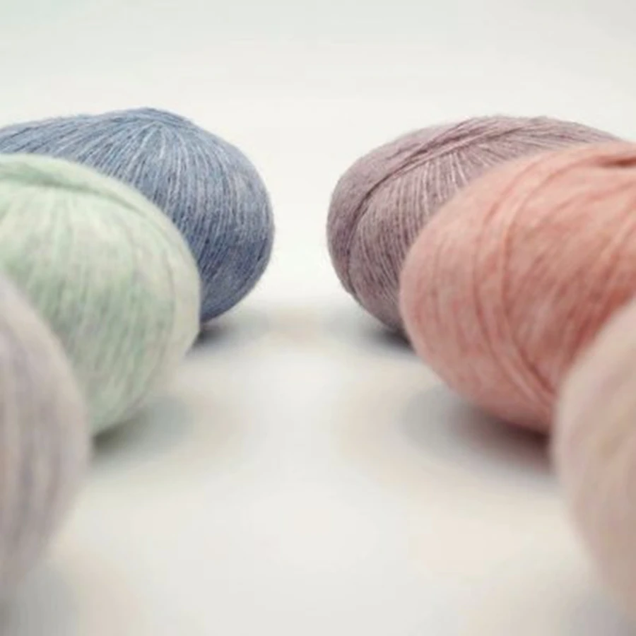 Лидер продаж вязальная пряжа из мериносовой шерсти 50 г/шар для вязания крючком