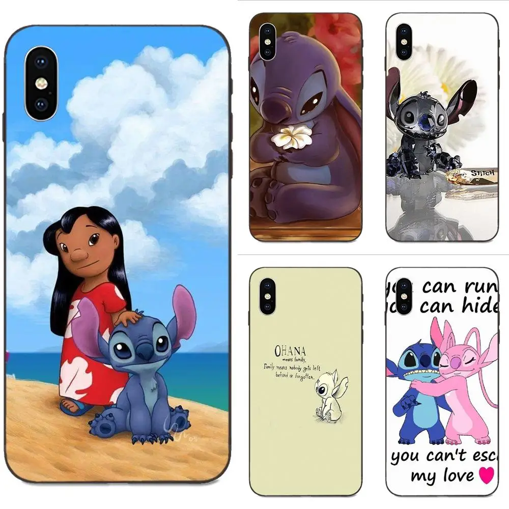 Чехол для телефона с рисунком серия Лило и Стич семья Охана Galaxy A3 A5 A6 A6s A7 A8 A9 A10 A20E