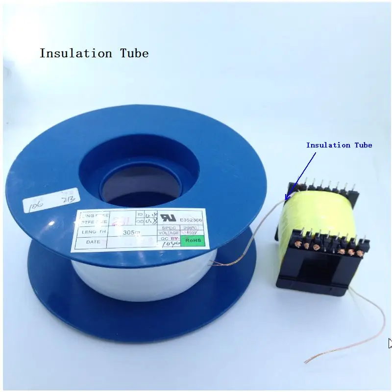 1 Катушка 100 м/153 м/305 м AWG8 к AWG17 PTFE трубки трансформатора изоляции UL сертифицированы