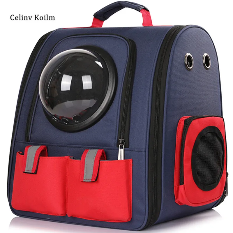 

Celinv Koilm Cat Bag To Go Out Portable Large Pet Dog Backpack For Travel Large Capacity Cat Space Capsule Double Shoulder