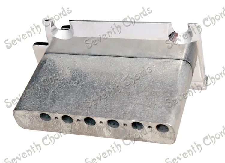 ein set chrome verdickt basis 6 string sattel tremolo brücke system für elektrische gitarre mit nieten arm xsy gxmz free global shipping