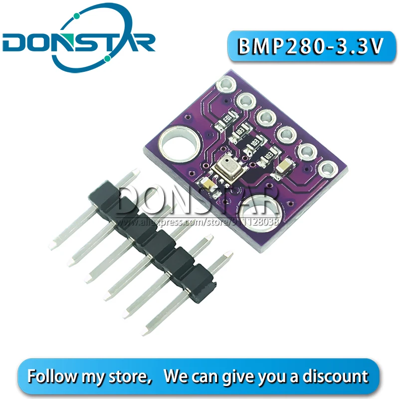 BME280 3.3 BMP280 с Одиночная игла 1 * 6Pin 3 V цифровой модуль Температура барометрическое
