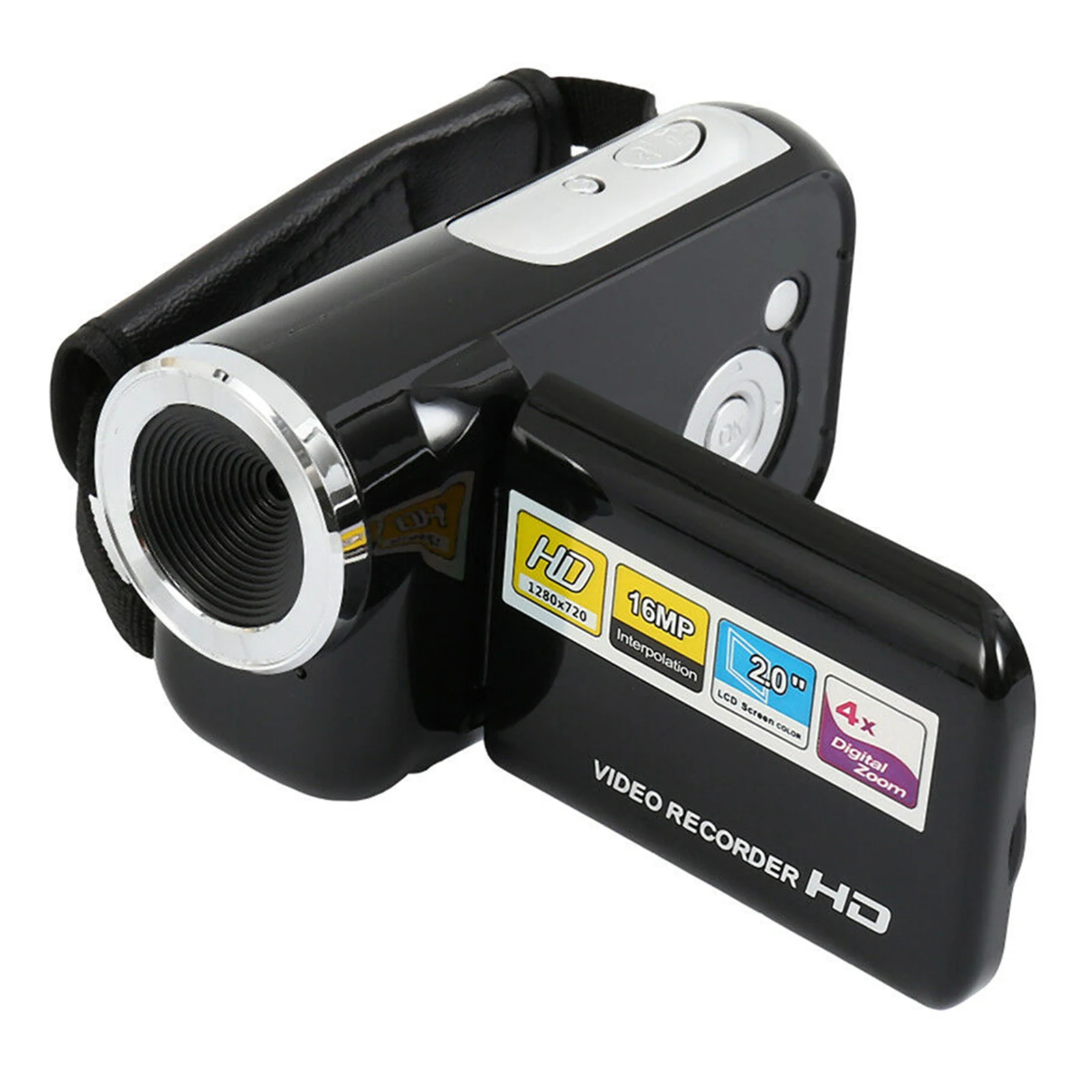 

2.0" Portable Digital Video Camera 16MP 4X Digital Zoom Camcorder Mini Video Camera DV DVR for YouTube Blogger