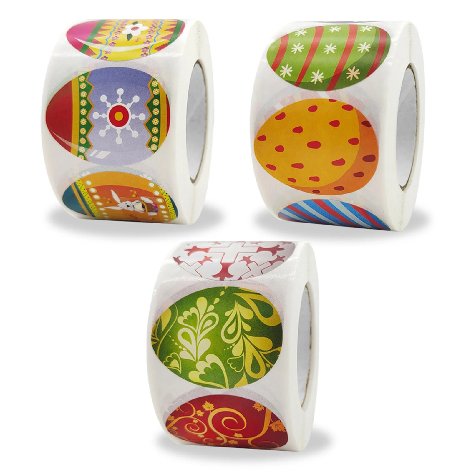 

500x/Roll Easter Egg Stickers Self-Adhesive Labels Seal Gift Present Scrapbooking Embellishment DIY Easter Party Decorations