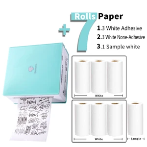 phomemo mini printer thermal m02 sticky note machine diy photo printers portable phone app wireless print with no ink paper roll free global shipping