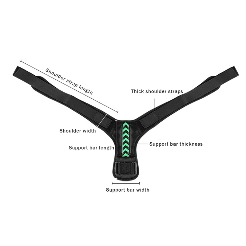 Регулируемый Корректор осанки для спины и плеч поддержка позвоночника коррекция
