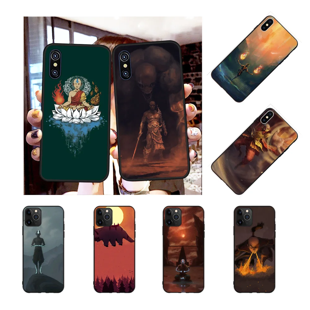 NBDRUICAI Аватар Последний Airbender черный ТПУ мягкий резиновый чехол для телефона iPhone 11