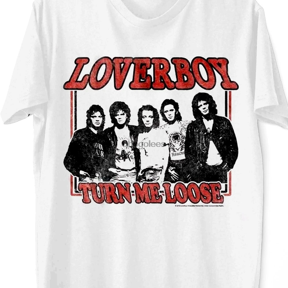 Loverboy отложить меня свободная футболка рубашка Группа Футболка рок группа