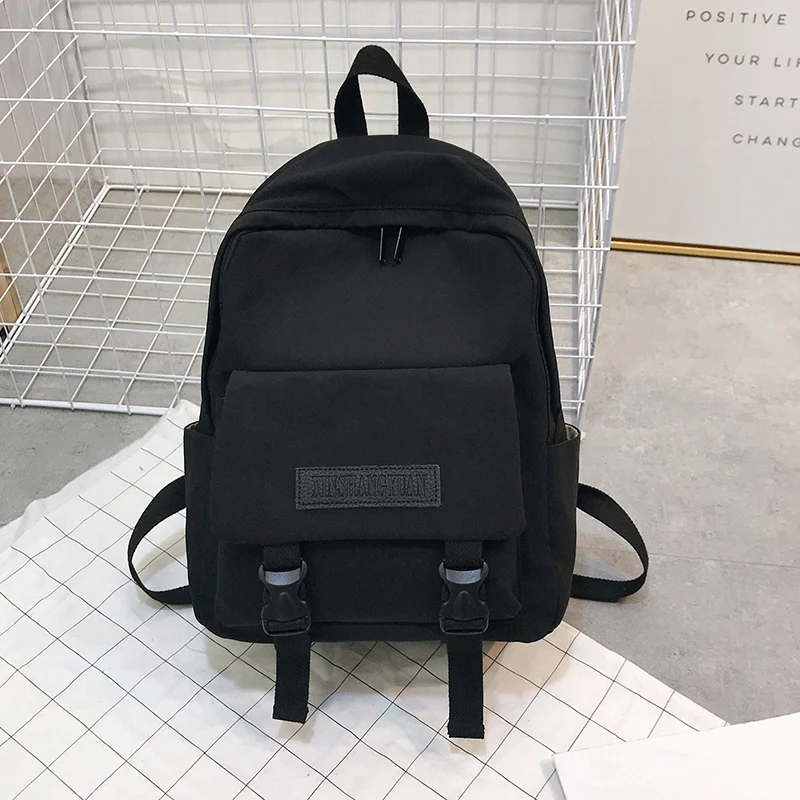 Модный холщовый рюкзак с надписью для женщин школьный ранец девочек-студентов