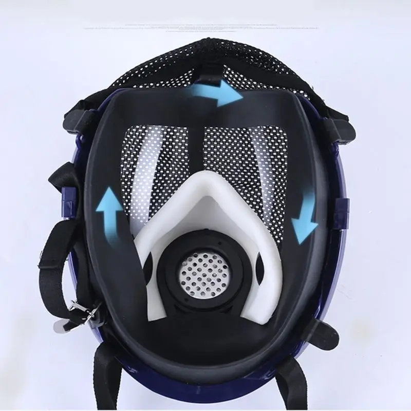 Facepiece Respirator Kits 6800 Full Face Mask For Painting Spraying Gas Pesticide Chemical Fire Protection G92E | Безопасность и