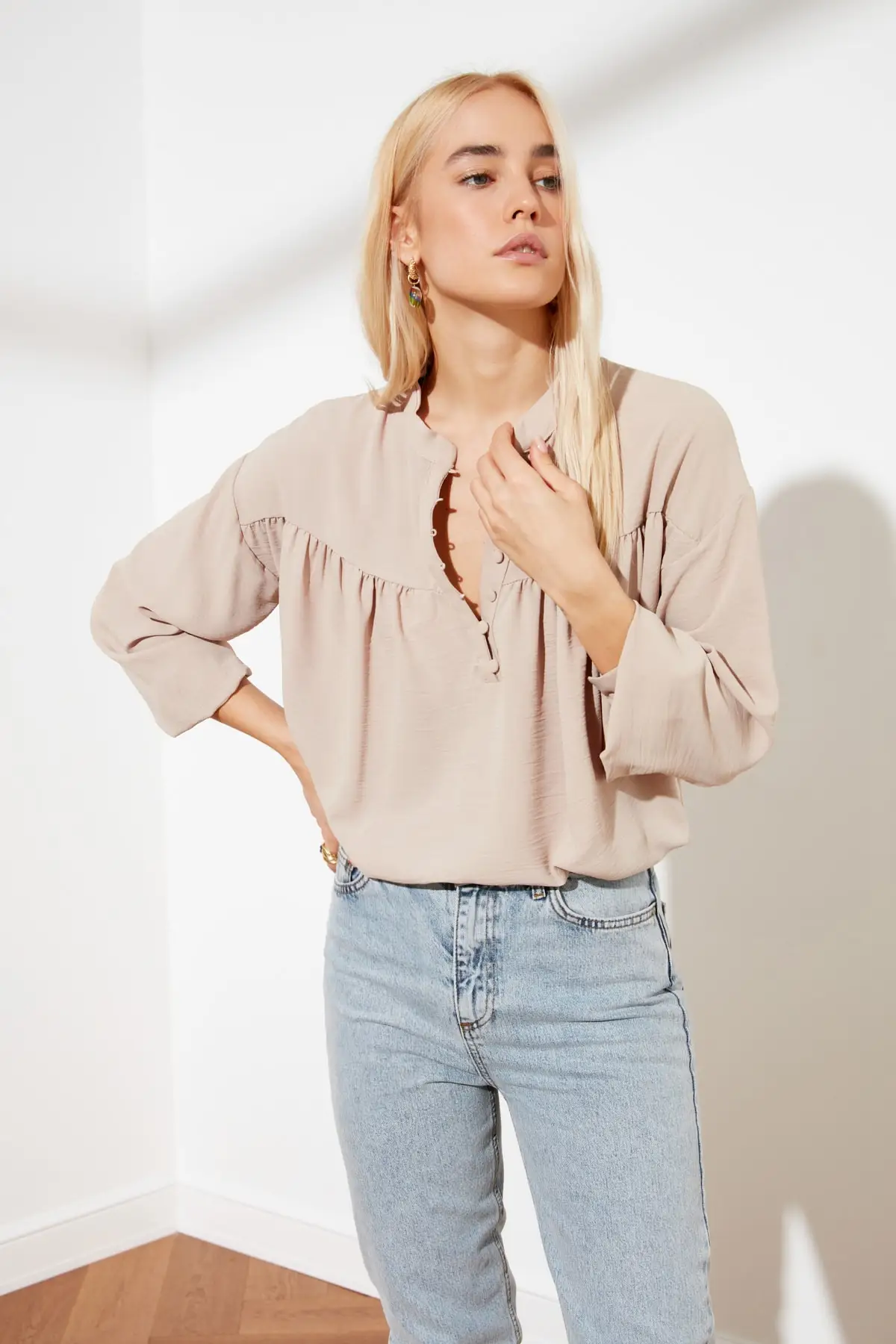 

Trendyol Button Detail Bluz TWOSS21BZ0188