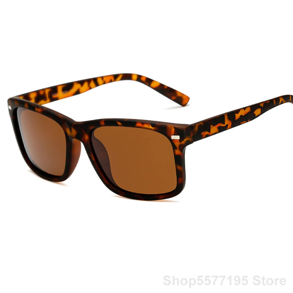 Солнцезащитные очки S330 Мужские поляризационные брендовые винтажные квадратные