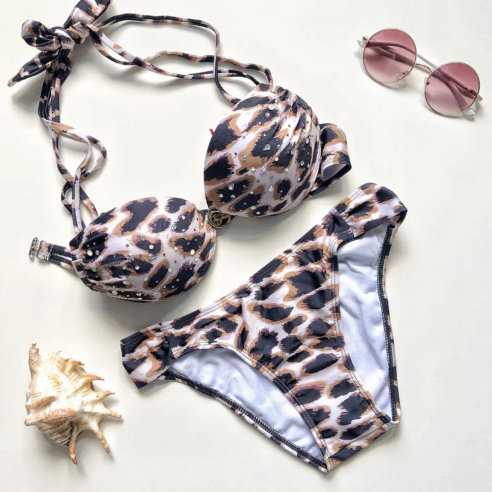 Женский купальник бикини Trangel Раздельный купальный костюм пуш ап для женщин