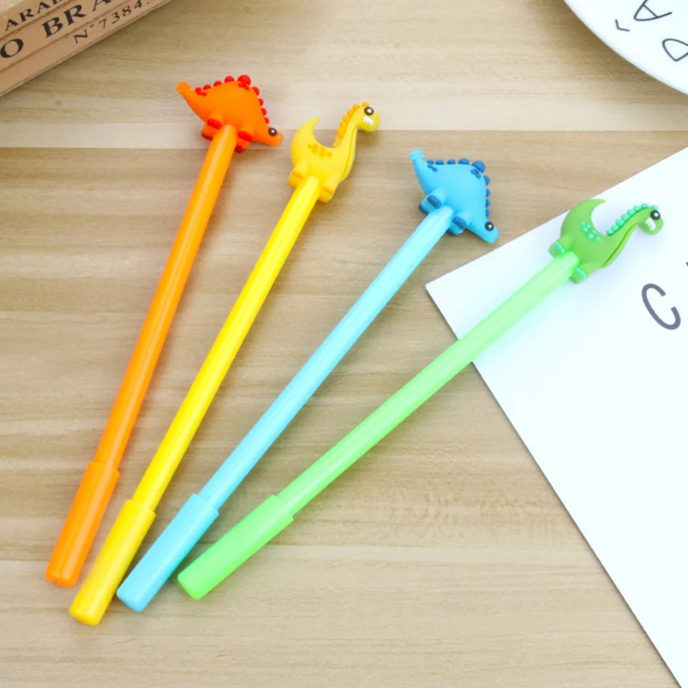 

12pcs Cartoon Pens Neutral Pen Students Roller Pens