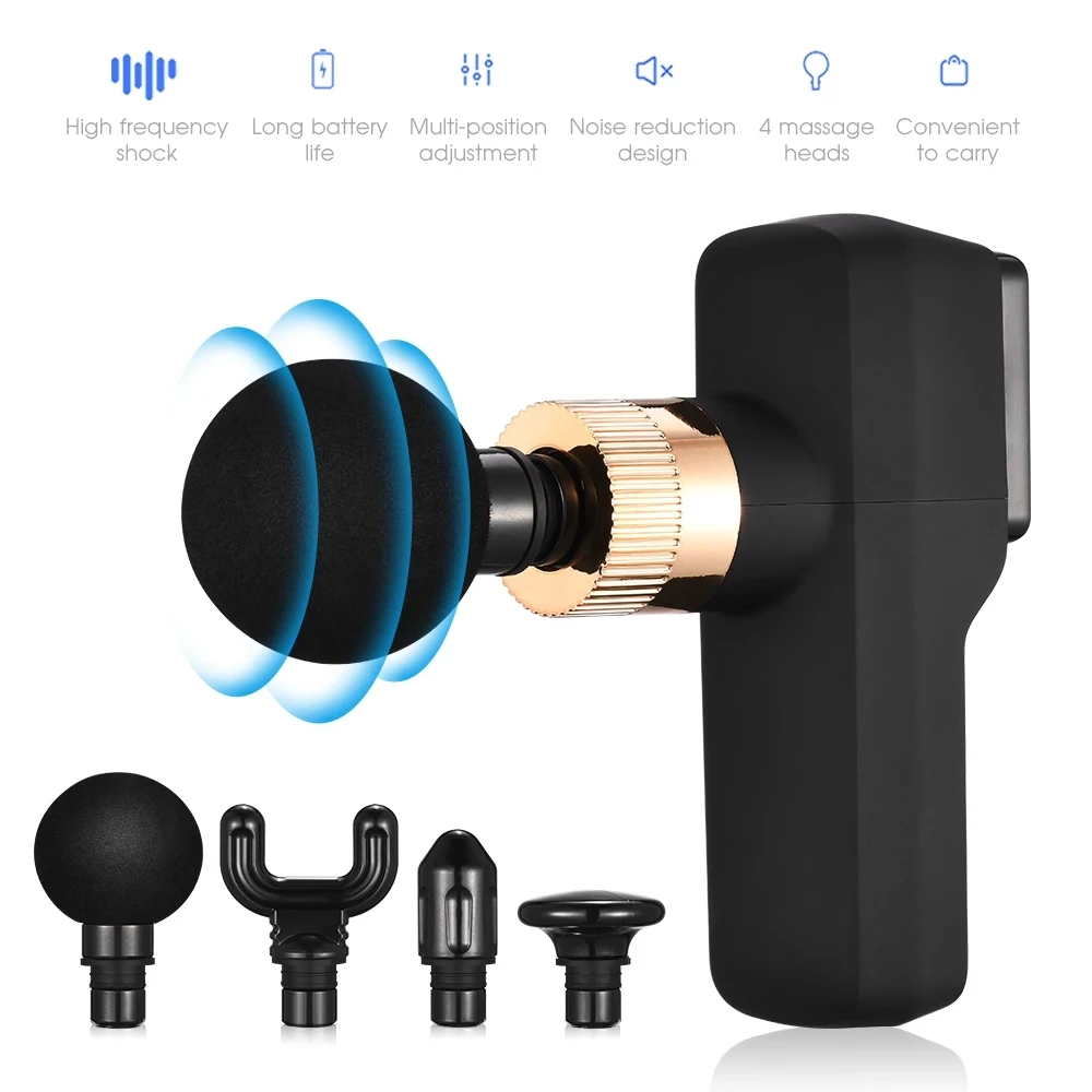 

Массажный пистолет Mini Pocket Type C, массажер для глубоких мышц, с вибрацией, для снятия боли, расслабления, фитнеса, массажа тела, релаксации Mas