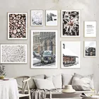 Зимний Снежный домик, лес, горная трава, настенная живопись на холсте, скандинавские постеры и принты, настенные картинки для декора гостиной