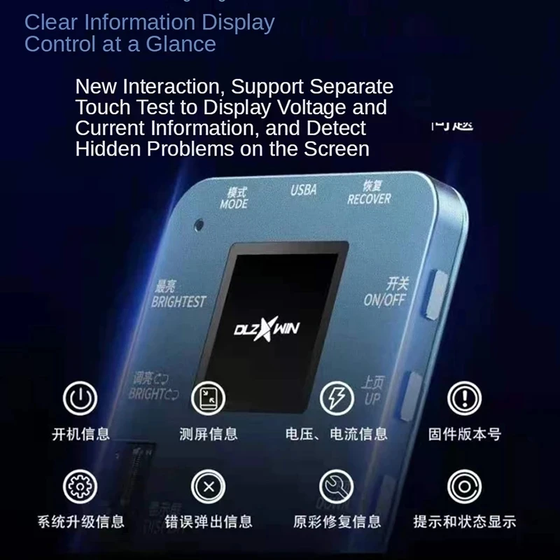 ЖК-дисплей DL S300 тестер для iPhone 6G-12 pro max сенсорное тестирование оригинальный цвет