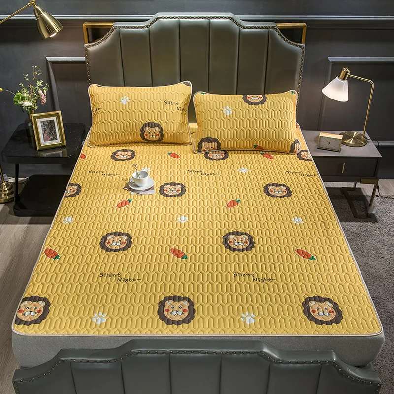 Мультяшные Львы для девочек детский летний комплект постельного коврика