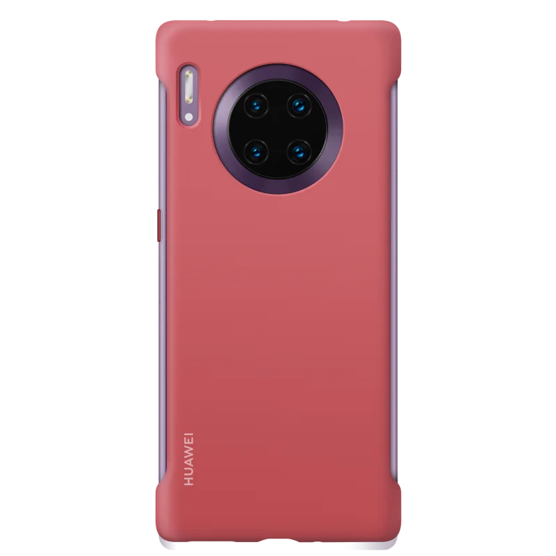 Watermelon red Тема для путешествий от huawei mate 30 Pro 5G чехол оригинальная официальная коробка mate 30 Pro силиконовый кожаный чехол LIO-N29/TAS-L09 - Цвет: Watermelon red