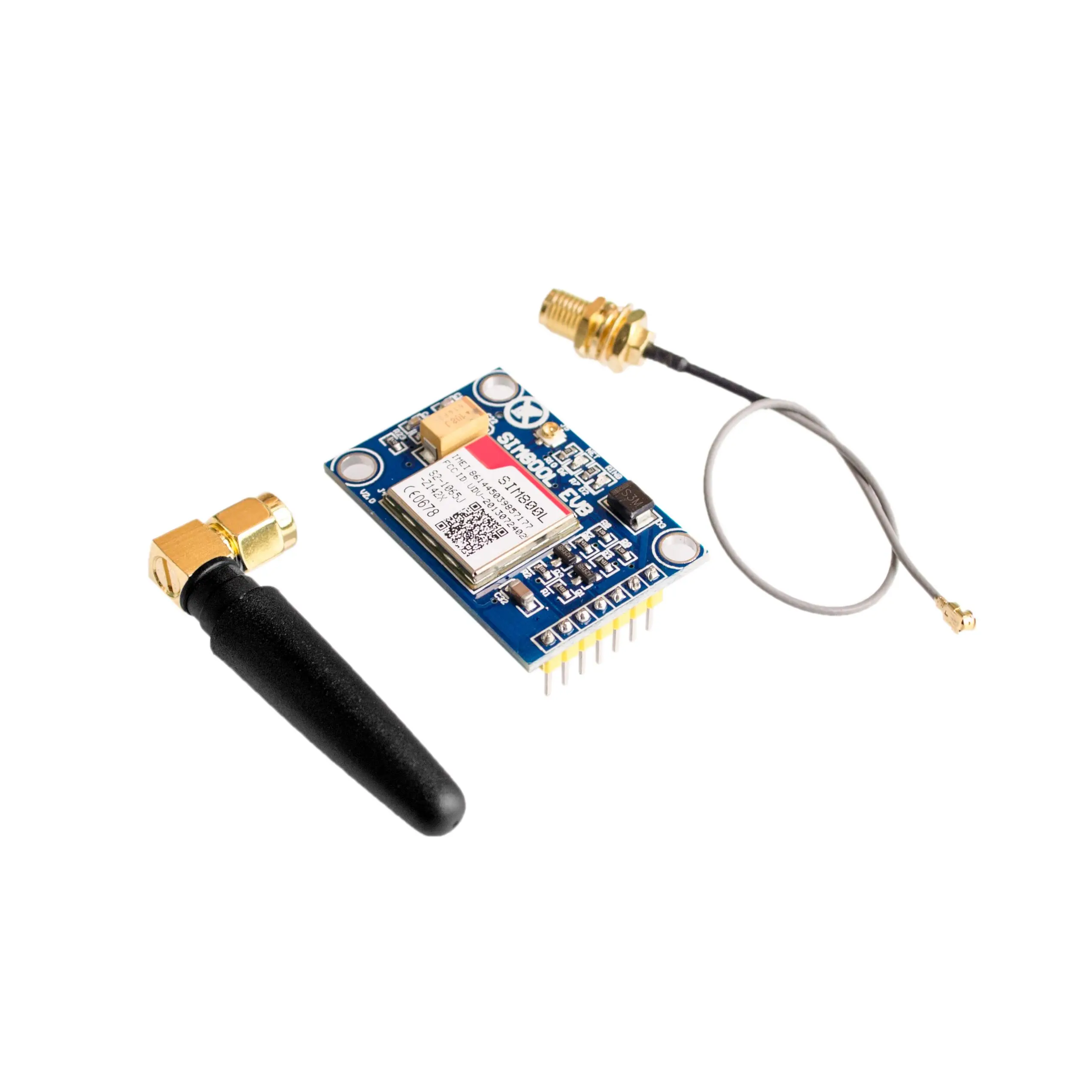 Add the antenna SIM800L V2.0 5V беспроводной GSM GPRS модуль четырехдиапазонный с антенной кабельный колпачок для Arduino - Цвет: Add the antenna