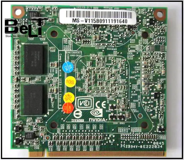 Видеокарта GeForce 9300M GS 9300MGS MXM II DDR2 256 Мб G98-630-U2 графическая видеокарта для Acer Aspire 4730