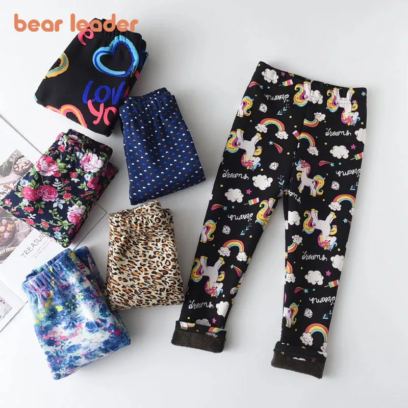 Bear Leader Kid Leggings for Girls Cotton Infant Baby Toddler Newborn Boys Solid Casual Stockings Children Winter Warm Pantyhose