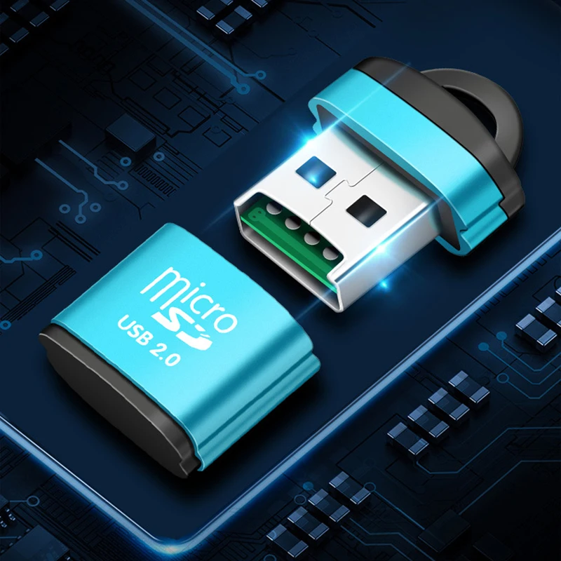 Высокоскоростной мини-картридер USB 2 0 картридер TF Micro SD адаптер карты памяти для