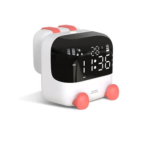 cute living room decorations bedside digital mini alarm clock digital smart music office electronics reloj despertador digital c free global shipping