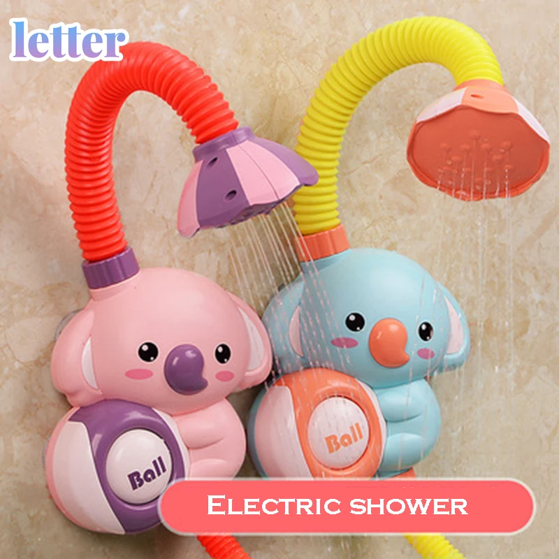 Baby Bath Toy Suction Cup Water Game Giraffe Crab Model Faucet Shower Spray Toys Bathroom Kit Gifts | Игрушки и хобби