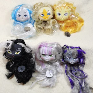 Оригинальные импортные Игрушки для девочек Lanard Catwalk Kitties, куклы, ПВХ Куклы, 5 см