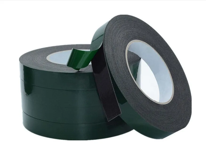 Двухсторонняя лента 10 м прочная клейкая черная пенопластовая для ремонта