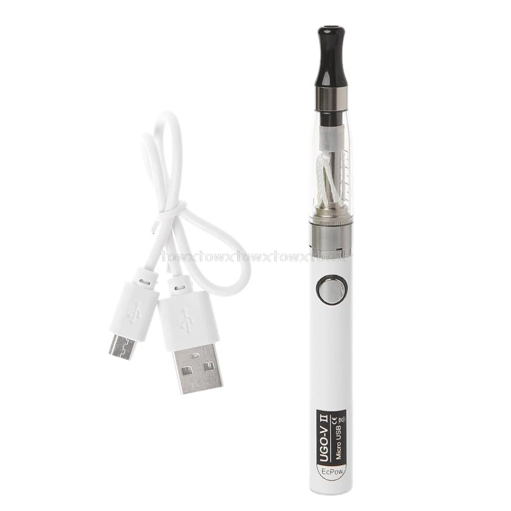 Белый 650 мАч батарея электронная сигарета с Ce4 испаритель распылитель Vape Комплект для Ugo-V2 S11 19 Прямая поставка - Цвет: Белый