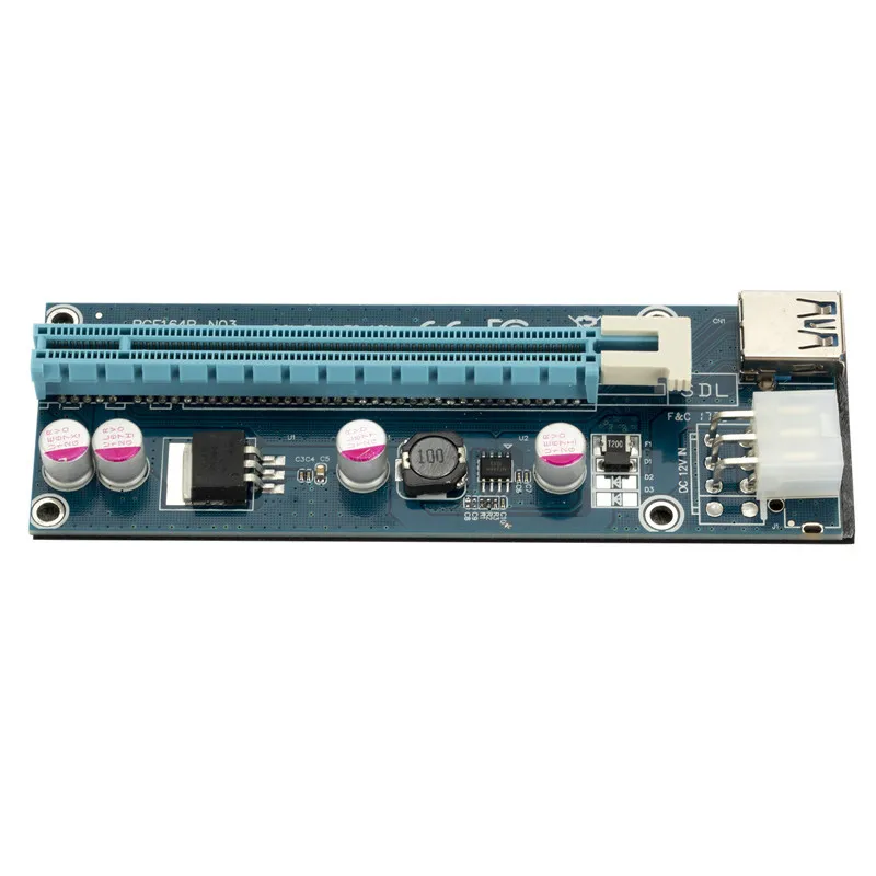 USB3.0 карта адаптера 1X к 16X Графический удлинитель Кабель GPU PCIE расширения
