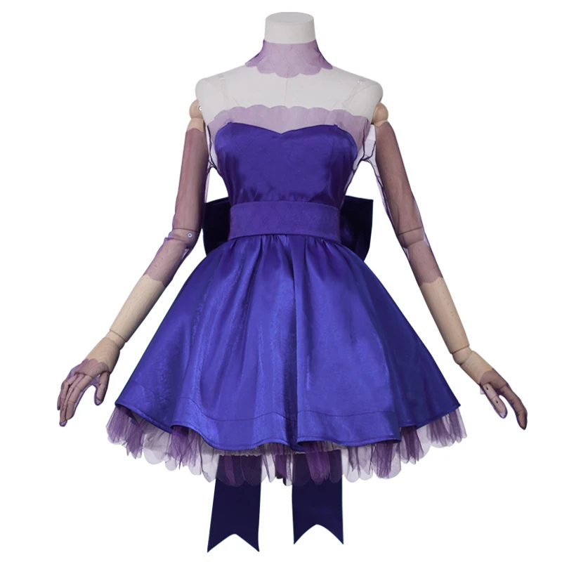 

Anime! Fate/Grand Order FGO Mash Kyrielight Evening Dress Sexy Uniform Cosplay Costume Halloween Party Outfit Free Shipping