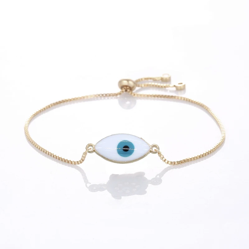 Классический разнообразный турецкий женский браслет на удачу от сглаза красная