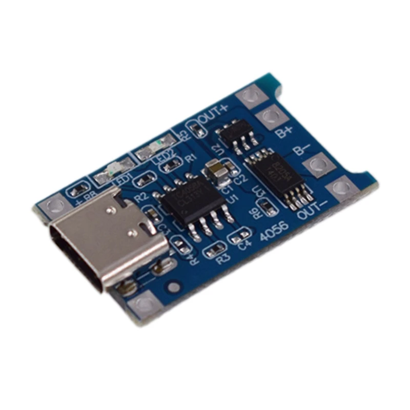 

2022 New 1A Metal Type C Interface Charging Module with Battery Protection 1.7x2.8cm