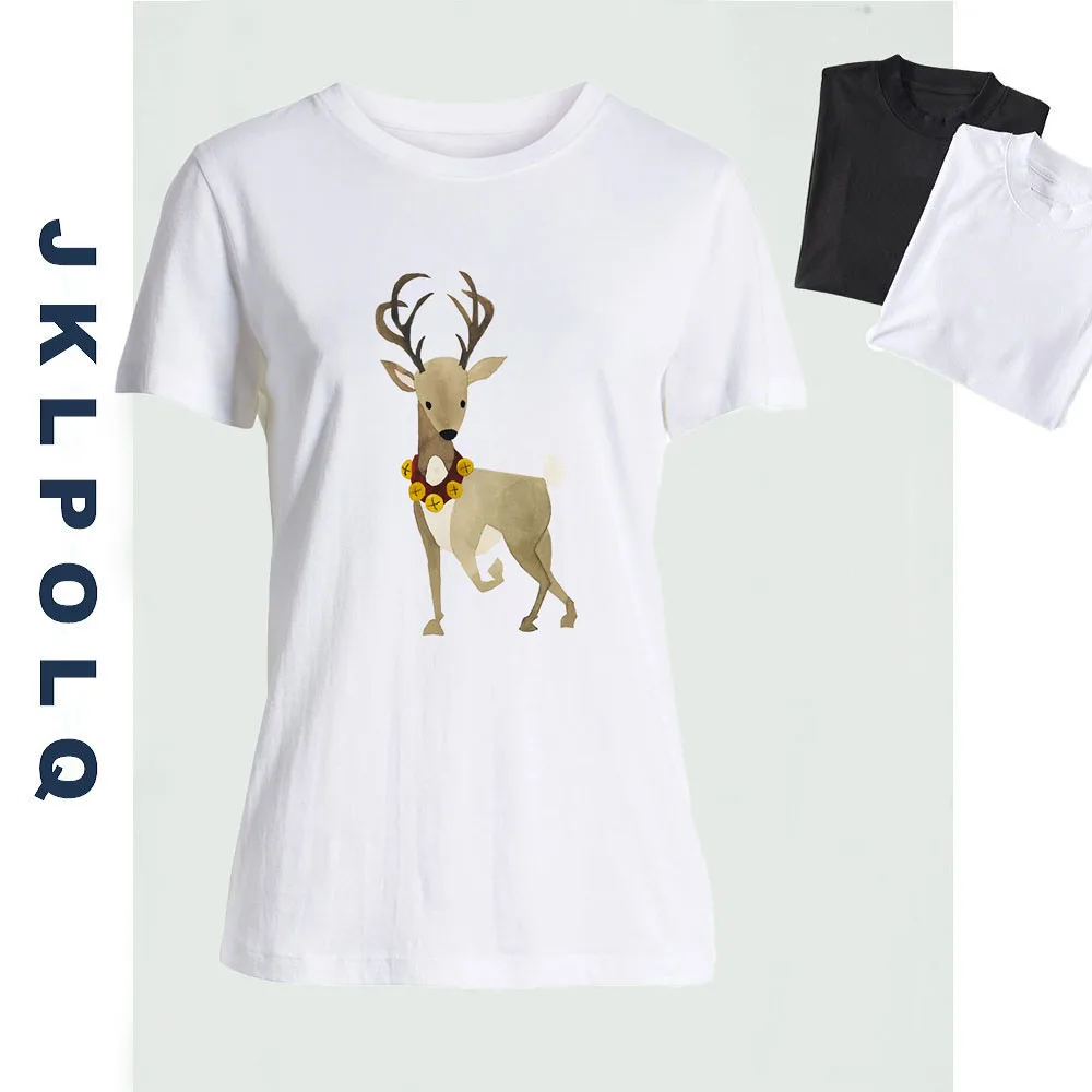 

Футболка JKLPOLQ женская с коротким рукавом, милая Повседневная рубашка с принтом енота, Поссума, барсука, Ежика для девушек